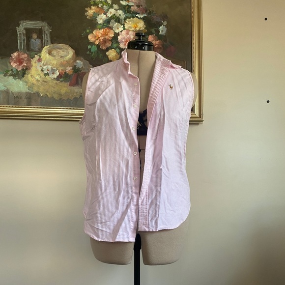 Ralph Lauren striped cotton button down shirt - Picture 2 of 9